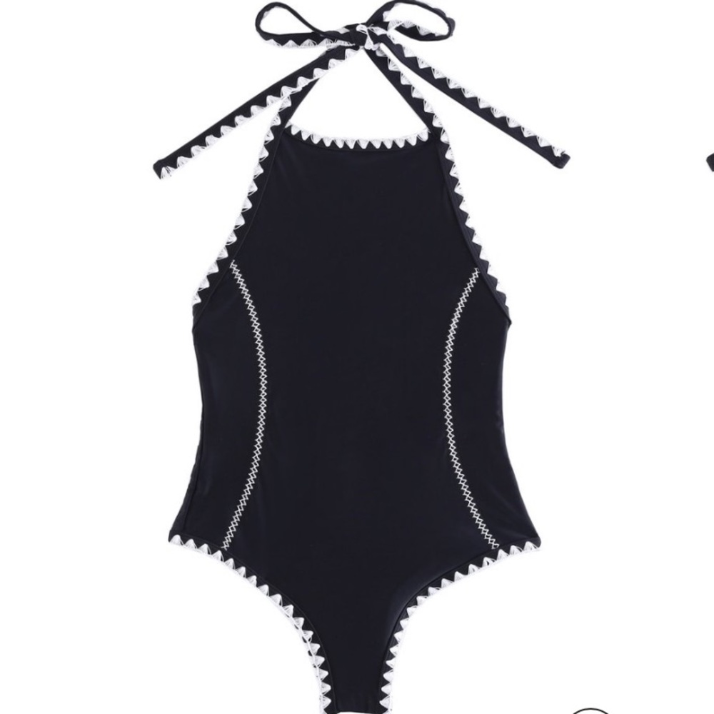 NWT Same Los Angeles Halter One Piece Swimsuit